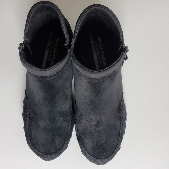 Skechers Leather Suede Ankle Boots. - Picture 12 of 14